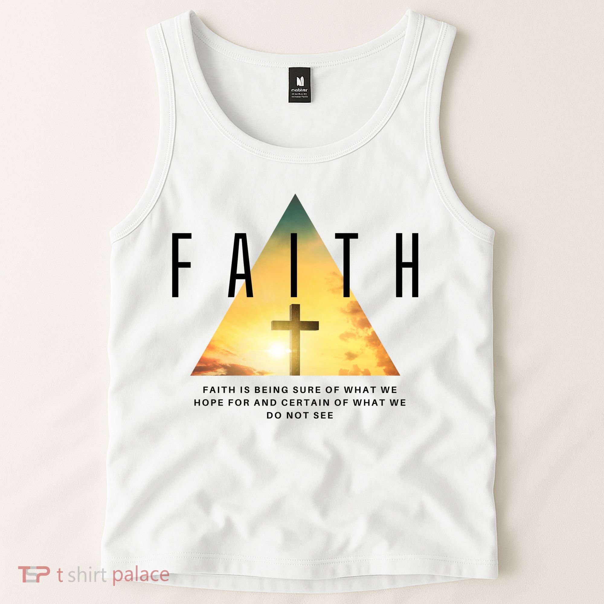 Faith Definition Cross Jesus Tank Top