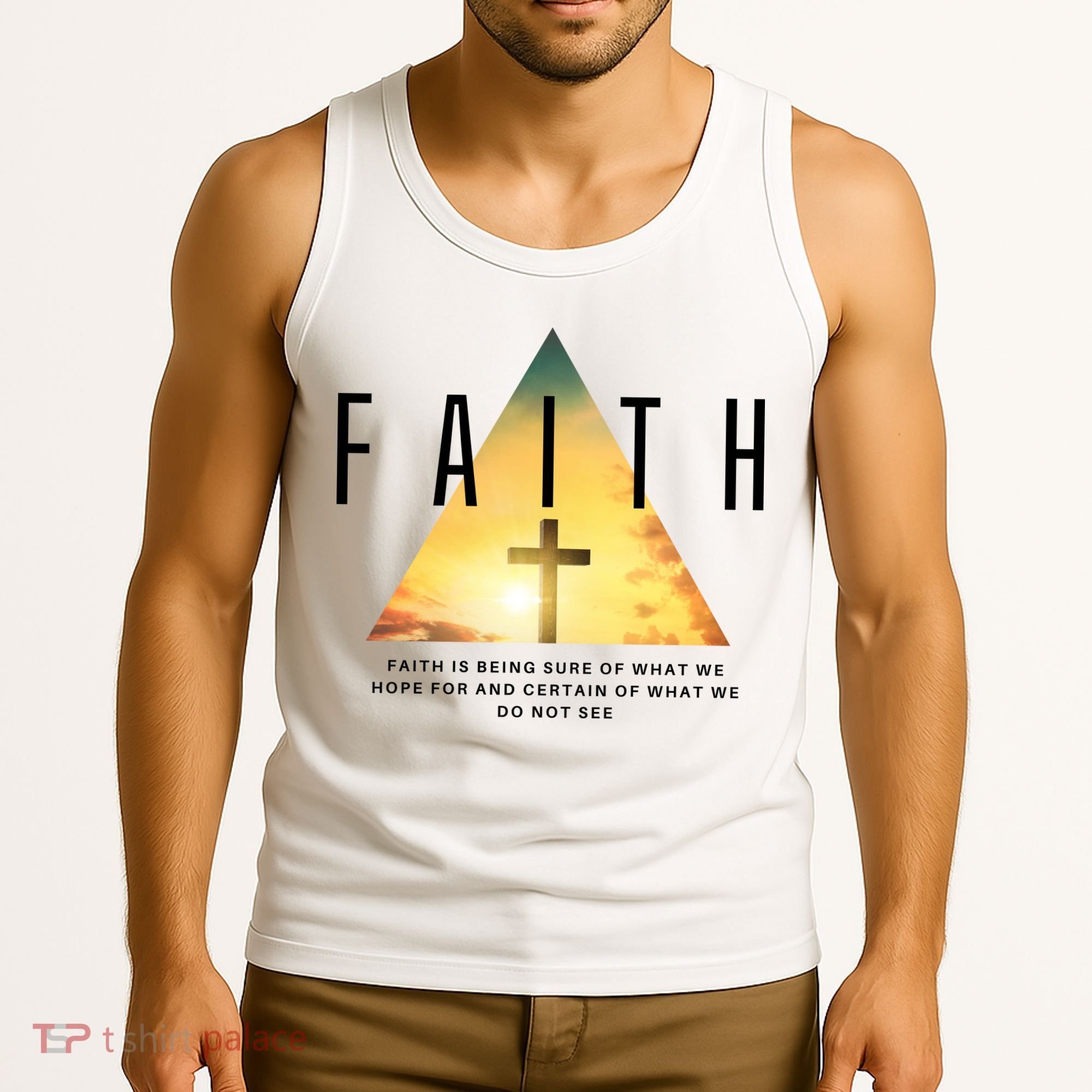 Faith Definition Cross Jesus Tank Top