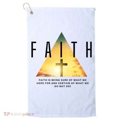 Faith Definition Cross Jesus Golf Towel