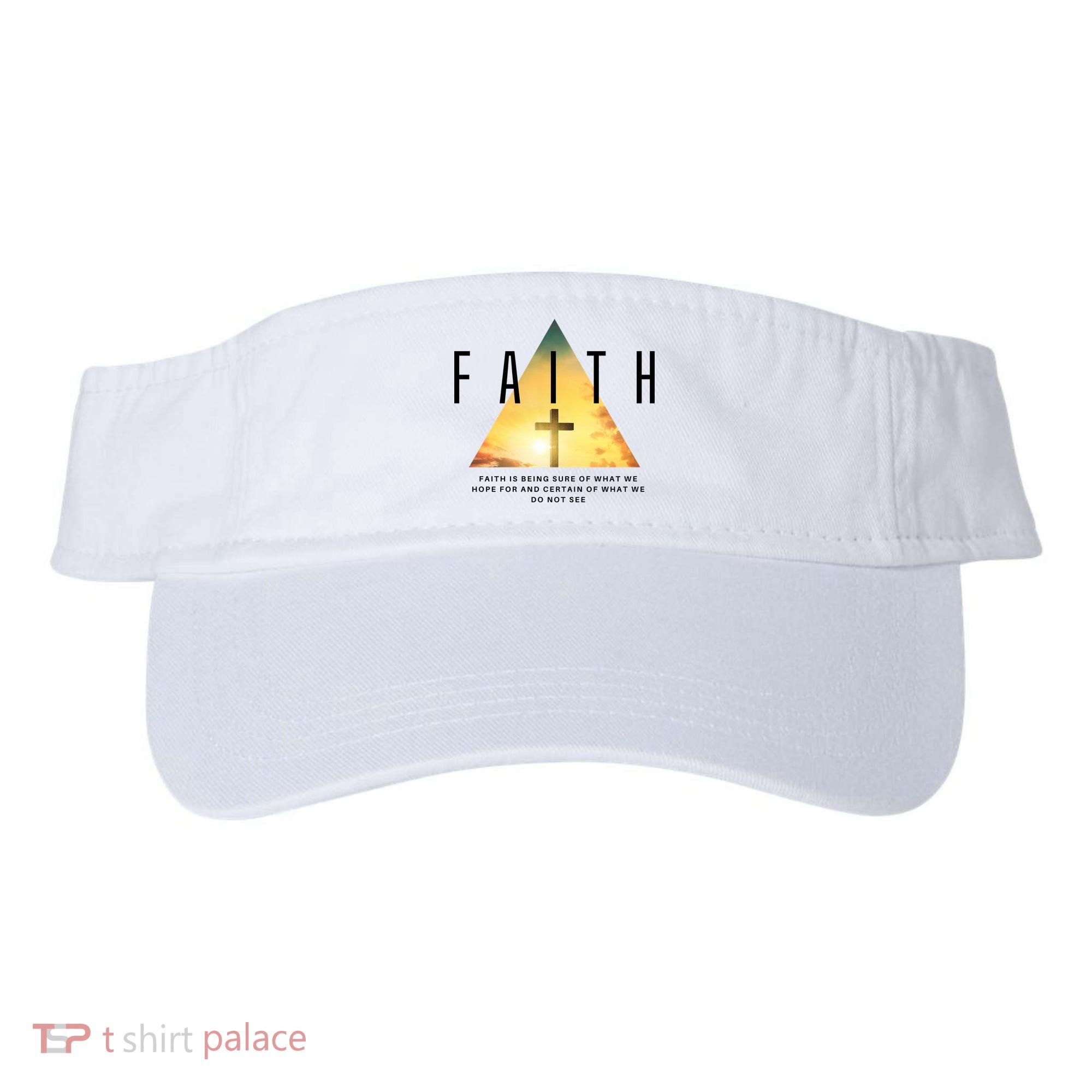 Faith Definition Cross Jesus Visor