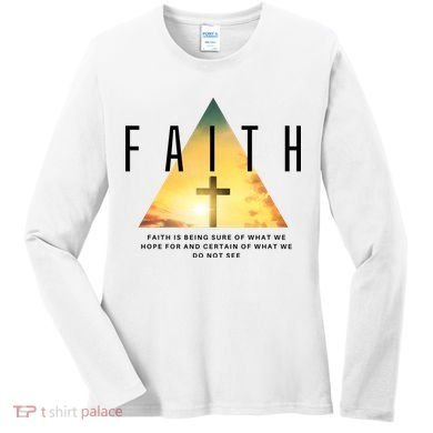 Faith Definition Cross Jesus Women's Long Sleeve Shirt