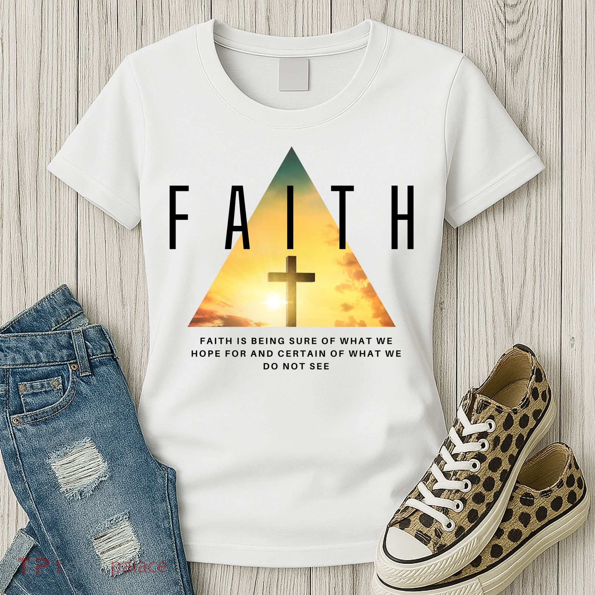 Faith Definition Cross Jesus Women's T-Shirt