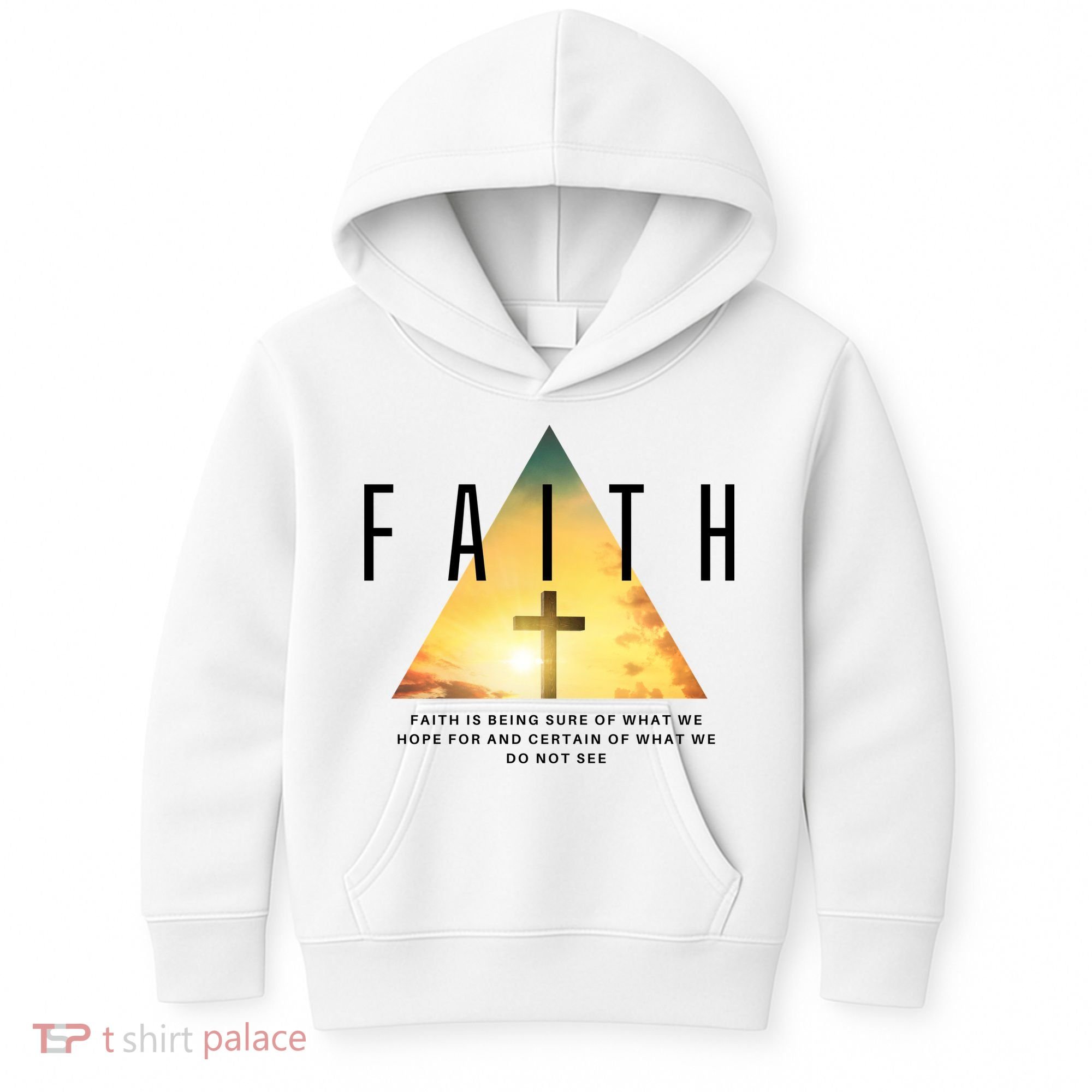 Faith Definition Cross Jesus Kids Hoodie