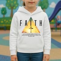Faith Definition Cross Jesus Kids Hoodie thumb 3