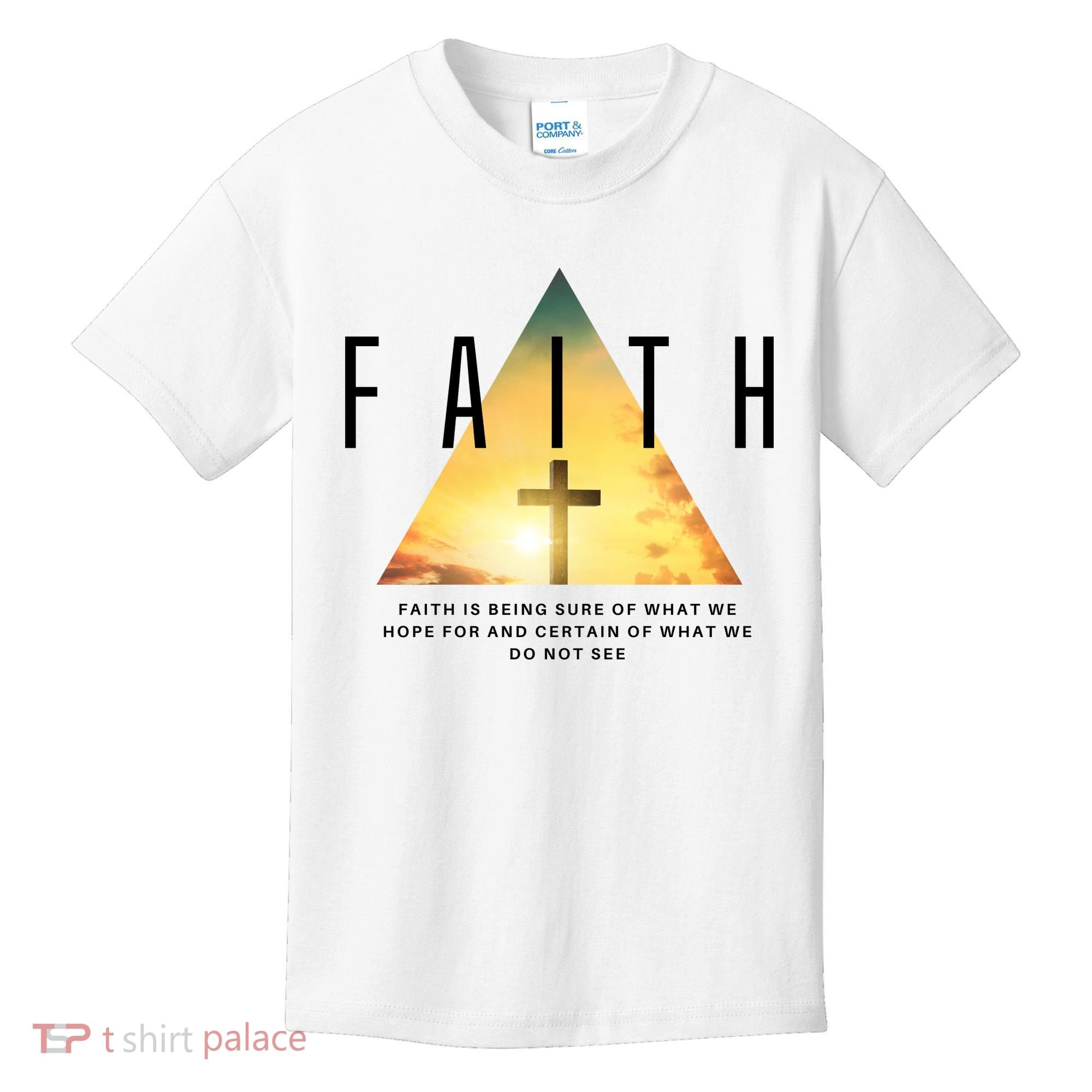 Faith Definition Cross Jesus Kids T-Shirt