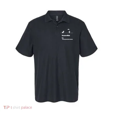 Funny Dinosaur Computer Design For Nerds, Geeks And Coder Polo