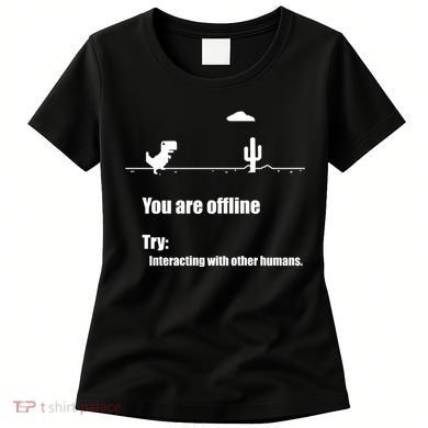 Funny Dinosaur Computer Design For Nerds, Geeks And Coder Women's T-Shirt