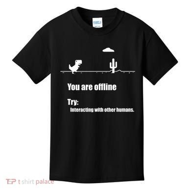 Funny Dinosaur Computer Design For Nerds, Geeks And Coder Kids T-Shirt