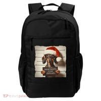 Funny Dachshund Christmas Dear Santa I Can Explain Weiner Backpack thumb 0