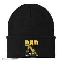 Funny Dad Construction Excavator Matching Family Beanie thumb 0