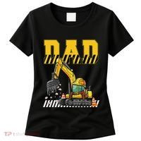 Funny Dad Construction Excavator Matching Family Women's T-Shirt thumb 0