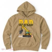 Funny Dad Construction Excavator Matching Family Hoodie thumb 0