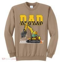 Funny Dad Construction Excavator Matching Family Sweatshirt thumb 0