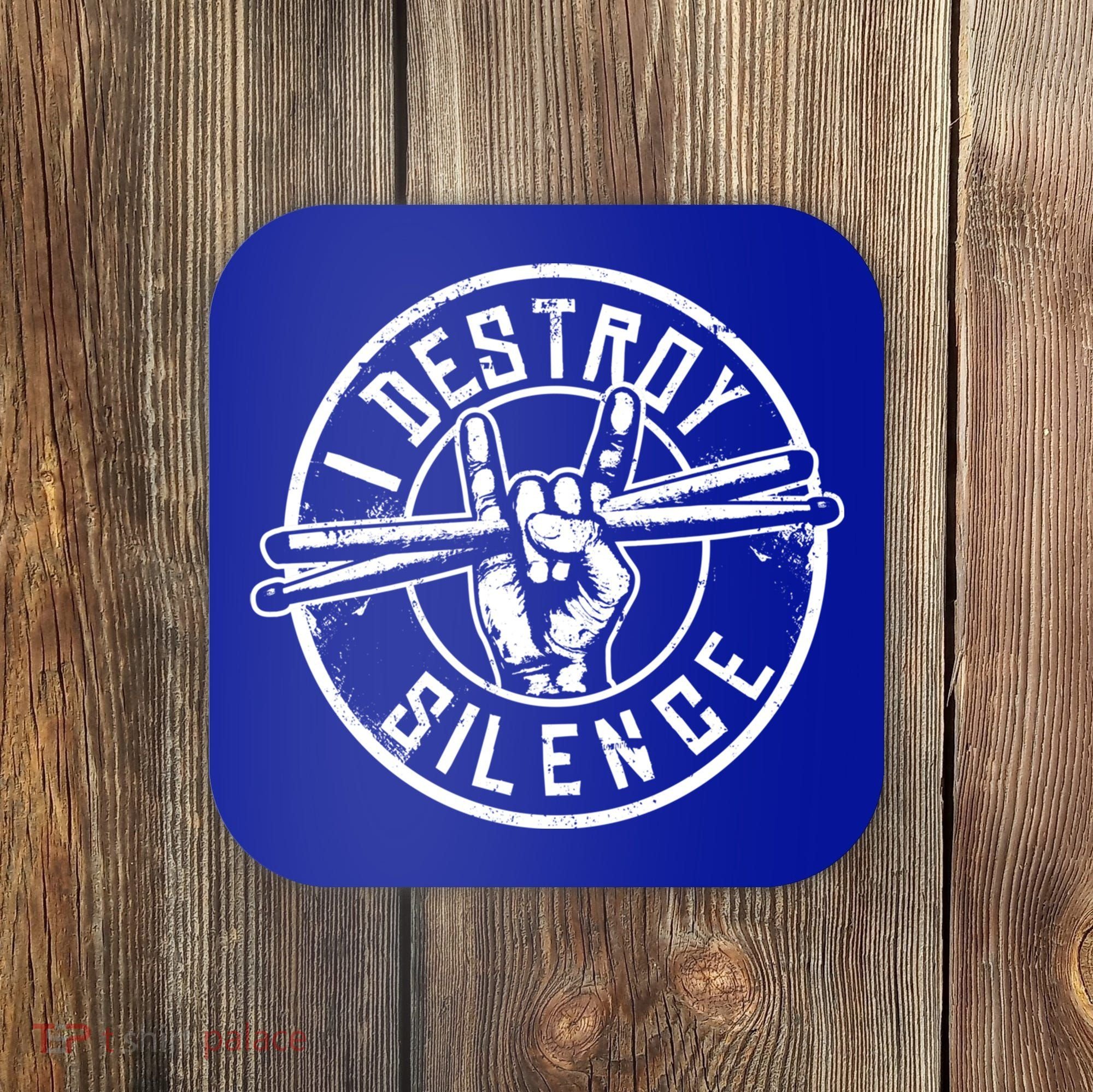 Funny Drummer Cute Gift Musician Gift Percussion Lover Cute Gift Coaster