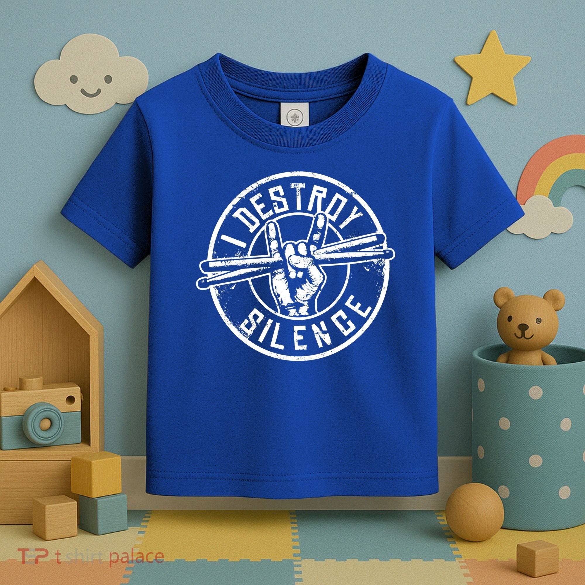 Funny Drummer Cute Gift Musician Gift Percussion Lover Cute Gift Toddler T-Shirt