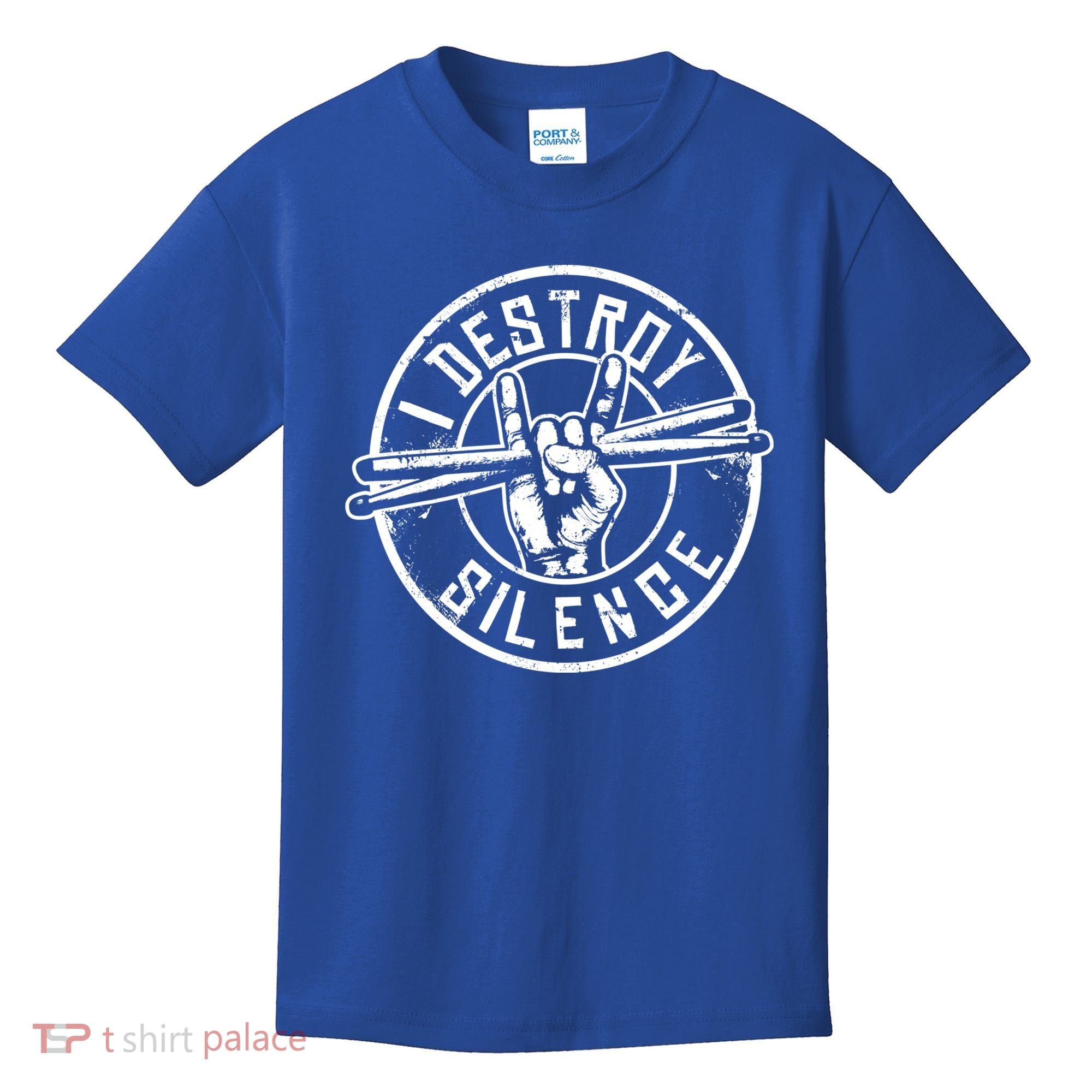 Funny Drummer Cute Gift Musician Gift Percussion Lover Cute Gift Kids T-Shirt