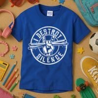 Funny Drummer Cute Gift Musician Gift Percussion Lover Cute Gift Kids T-Shirt thumb 3