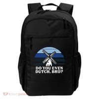 Funny Dutch College Gift Student Do You Even Dutch Bro Joke Gift Backpack thumb 0