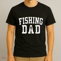 Fishing Dad Classic Bold Font FatherS Day Daddy T-Shirt thumb 3