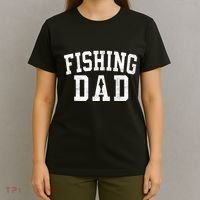 Fishing Dad Classic Bold Font FatherS Day Daddy T-Shirt thumb 4