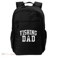 Fishing Dad Classic Bold Font FatherS Day Daddy Backpack thumb 0