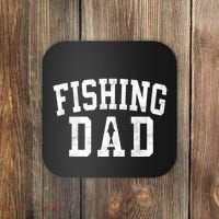 Fishing Dad Classic Bold Font FatherS Day Daddy Coaster thumb 0