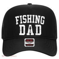 Fishing Dad Classic Bold Font FatherS Day Daddy Hat thumb 0