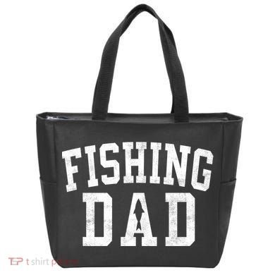 Fishing Dad Classic Bold Font FatherS Day Daddy Tote Bag