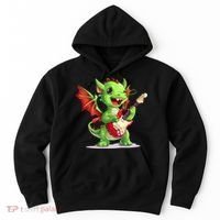 Fun Dragon Costume For Guitarists And Electric Guitar Lovers Hoodie thumb 0