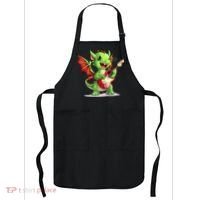 Fun Dragon Costume For Guitarists And Electric Guitar Lovers Apron thumb 0
