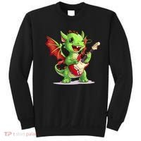 Fun Dragon Costume For Guitarists And Electric Guitar Lovers Sweatshirt thumb 0