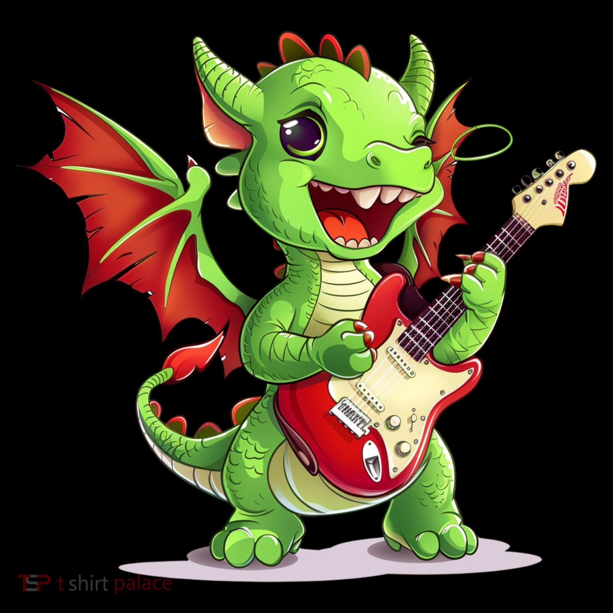 Fun Dragon Costume For Guitarists And Electric Guitar Lovers Coffee Mug