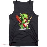 Fun Dragon Costume For Guitarists And Electric Guitar Lovers Tank Top thumb 0
