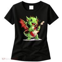 Fun Dragon Costume For Guitarists And Electric Guitar Lovers Women's T-Shirt thumb 0