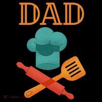 Fathers Day Cook Chef Baker For Dad Gift USA-Made Doggie Bandana thumb 2