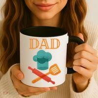 Fathers Day Cook Chef Baker For Dad Gift Coffee Mug thumb 3