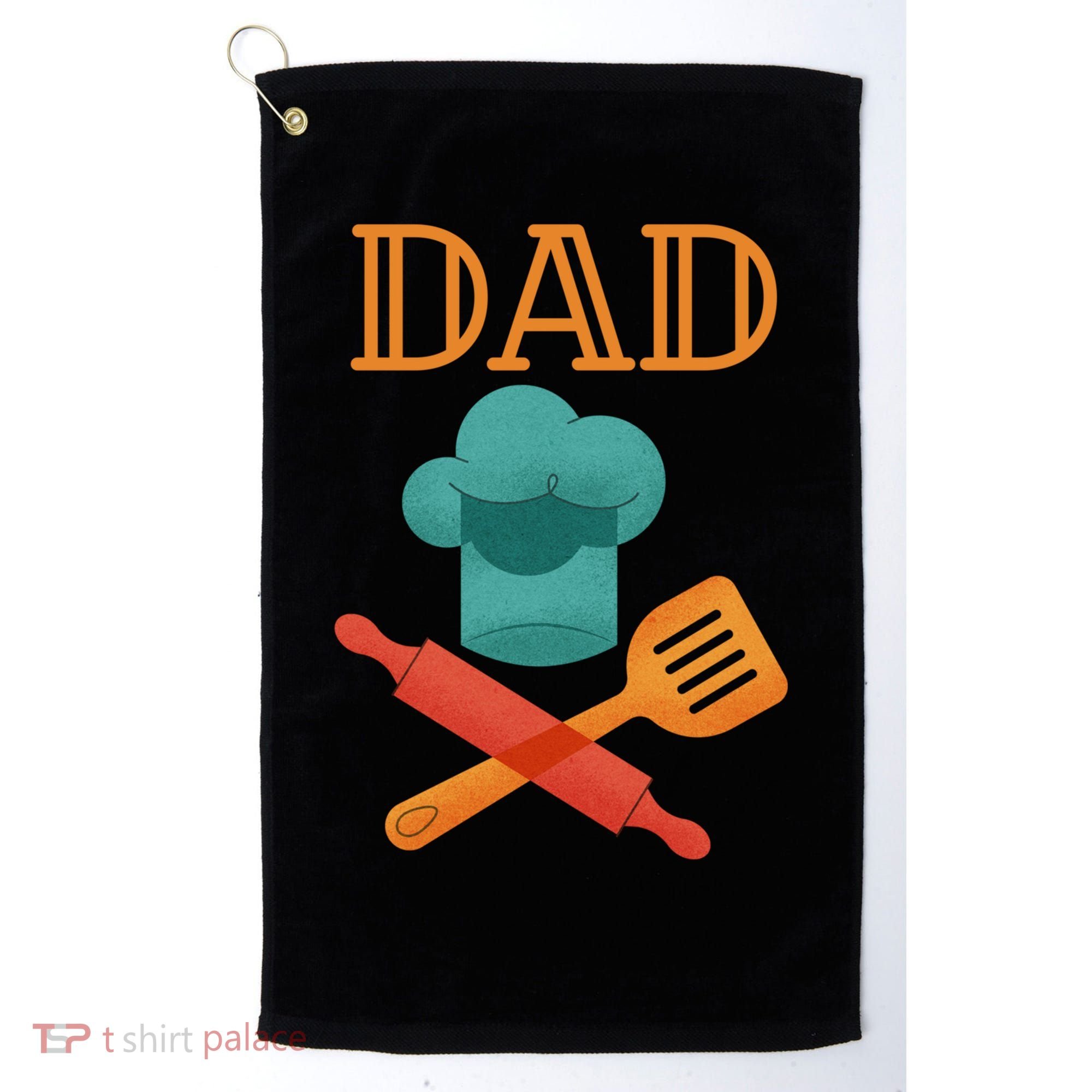 Fathers Day Cook Chef Baker For Dad Gift Golf Towel