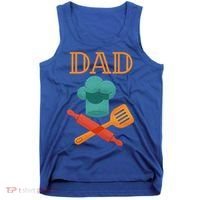 Fathers Day Cook Chef Baker For Dad Gift Tank Top thumb 0