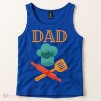 Fathers Day Cook Chef Baker For Dad Gift Tank Top thumb 2