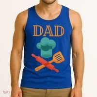 Fathers Day Cook Chef Baker For Dad Gift Tank Top thumb 3