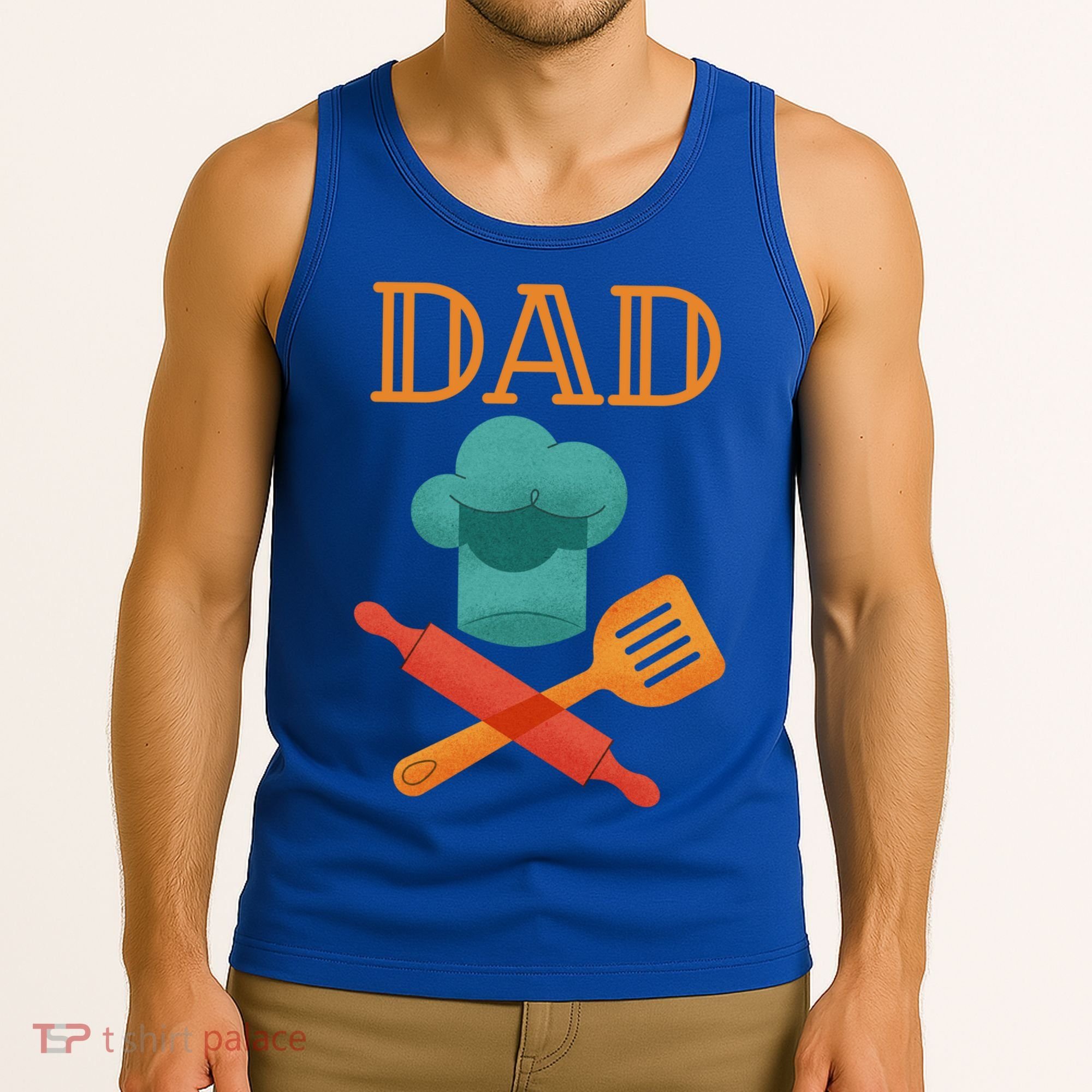 Fathers Day Cook Chef Baker For Dad Gift Tank Top