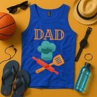 Fathers Day Cook Chef Baker For Dad Gift Tank Top thumb 4