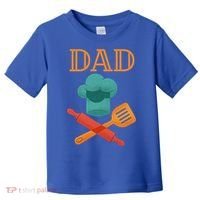 Fathers Day Cook Chef Baker For Dad Gift Toddler T-Shirt thumb 0