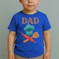 Fathers Day Cook Chef Baker For Dad Gift Toddler T-Shirt thumb 2