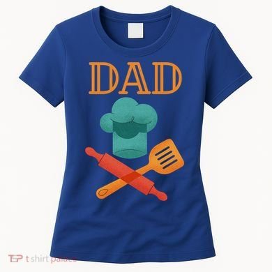 Fathers Day Cook Chef Baker For Dad Gift Women's T-Shirt