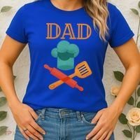 Fathers Day Cook Chef Baker For Dad Gift Women's T-Shirt thumb 2
