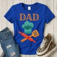 Fathers Day Cook Chef Baker For Dad Gift Women's T-Shirt thumb 3