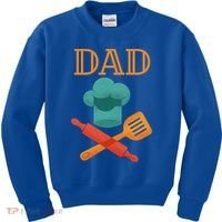 Fathers Day Cook Chef Baker For Dad Gift Kids Sweatshirt thumb 0