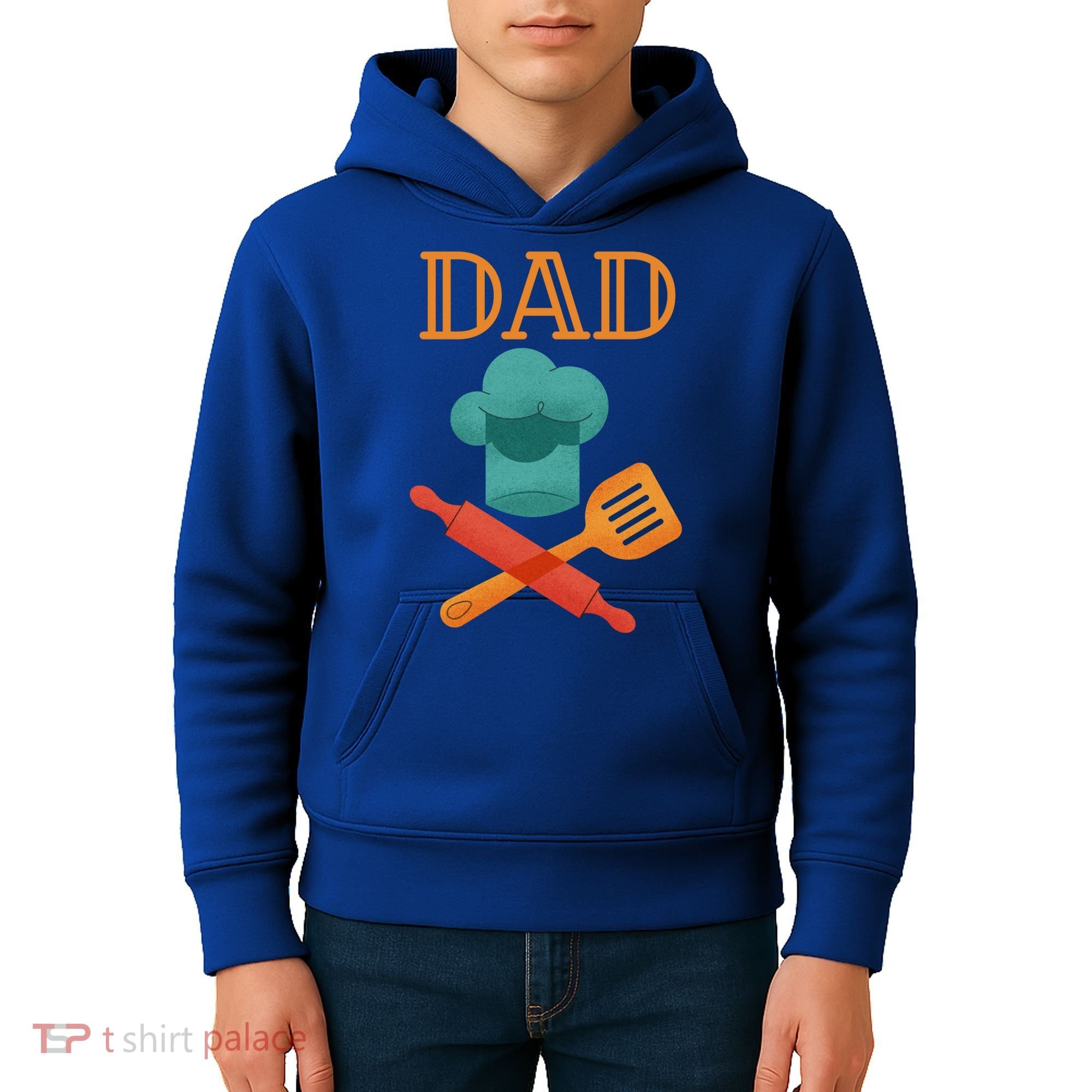 Fathers Day Cook Chef Baker For Dad Gift Kids Hoodie
