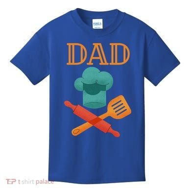 Fathers Day Cook Chef Baker For Dad Gift Kids T-Shirt